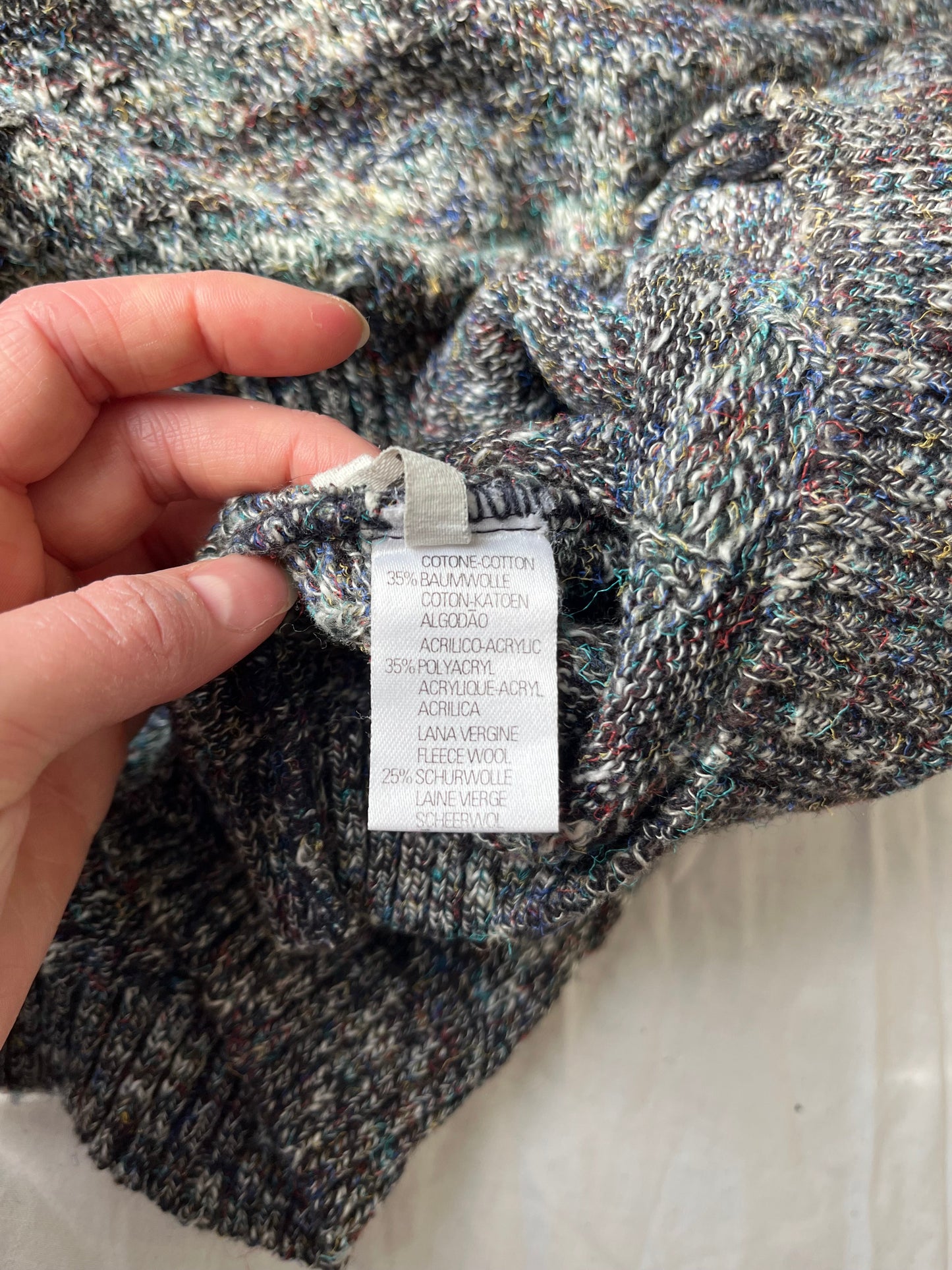 Green and Blue Cardigan XL