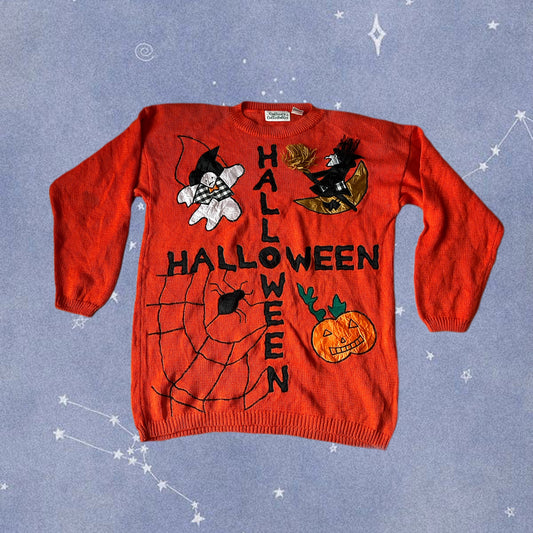 Witching Hour 1990s Halloween Jumper L