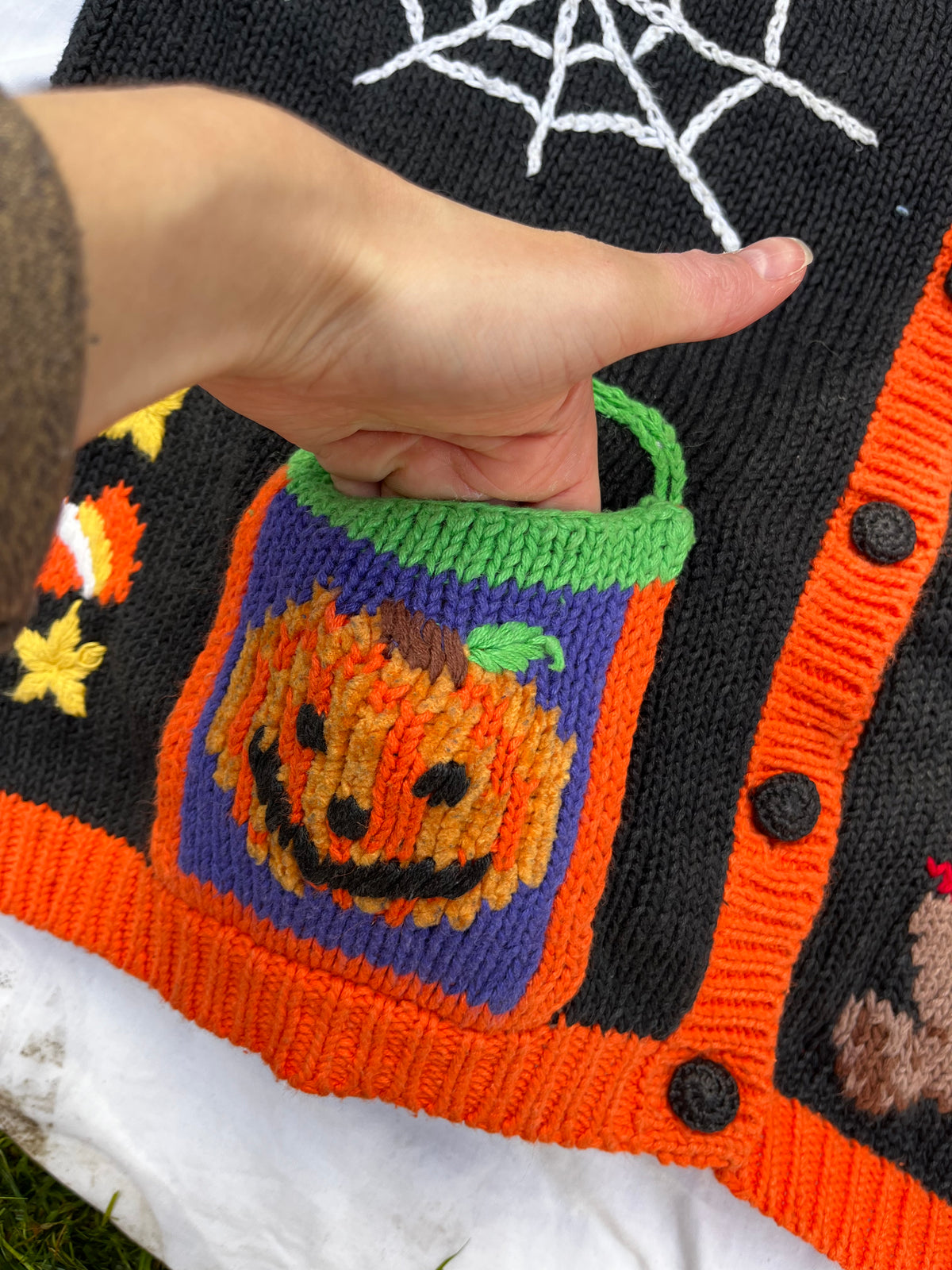 Trick Or Treat Cardigan XL