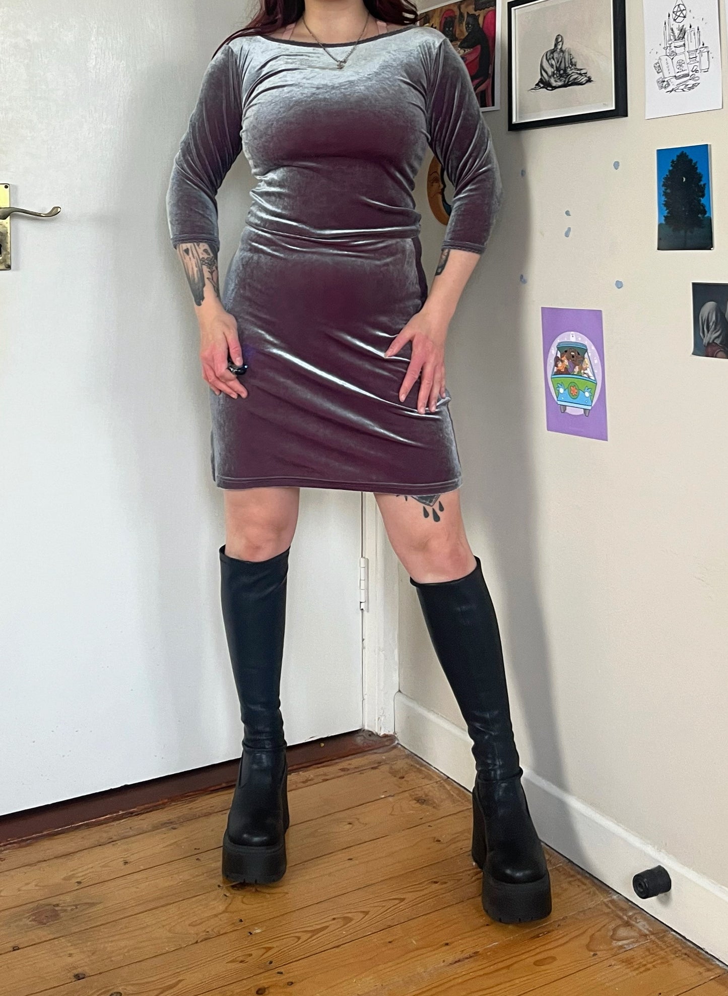 Peyton Velvet Set UK 10-12