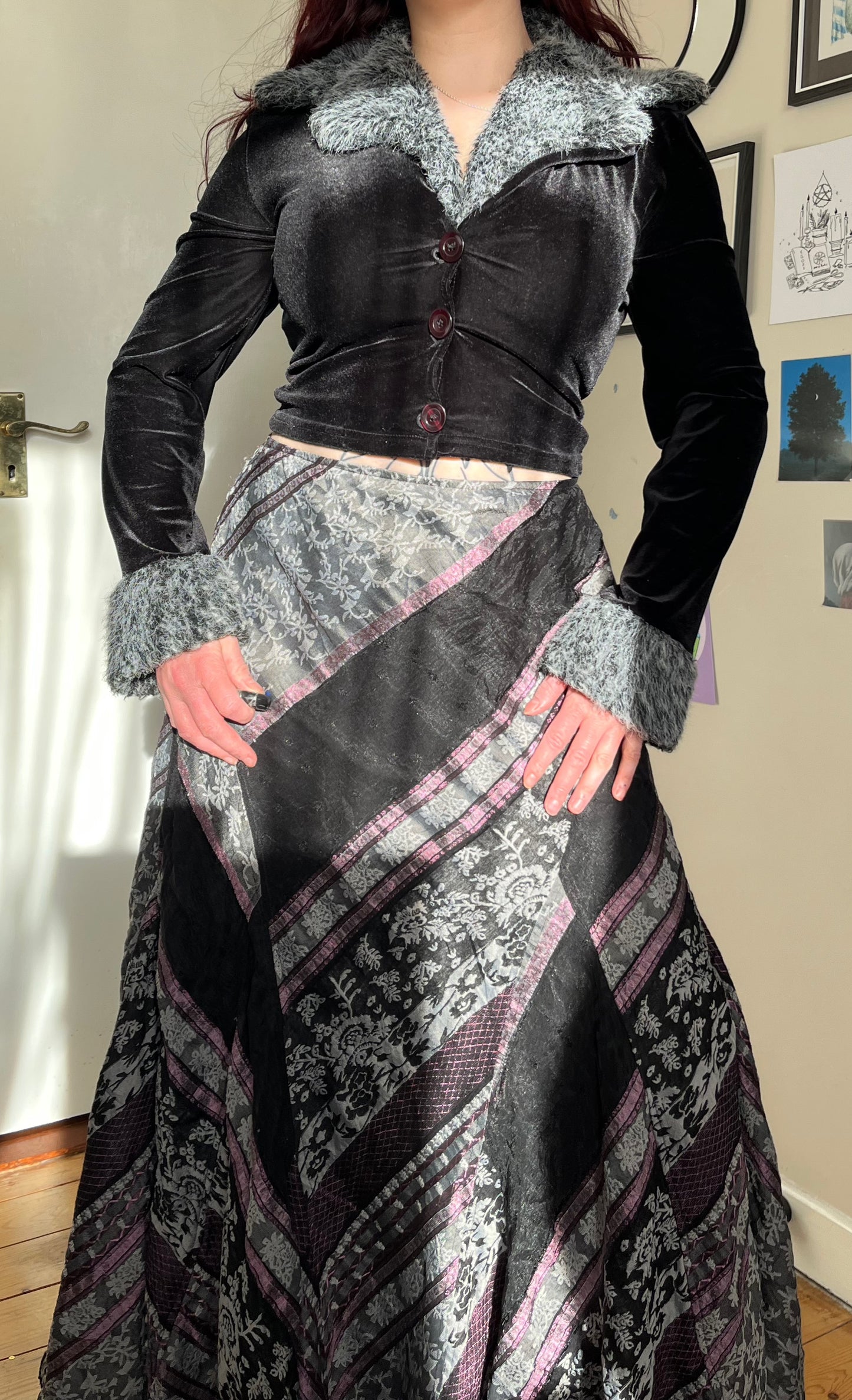 Patchwork Maxi Skirt - UK 14