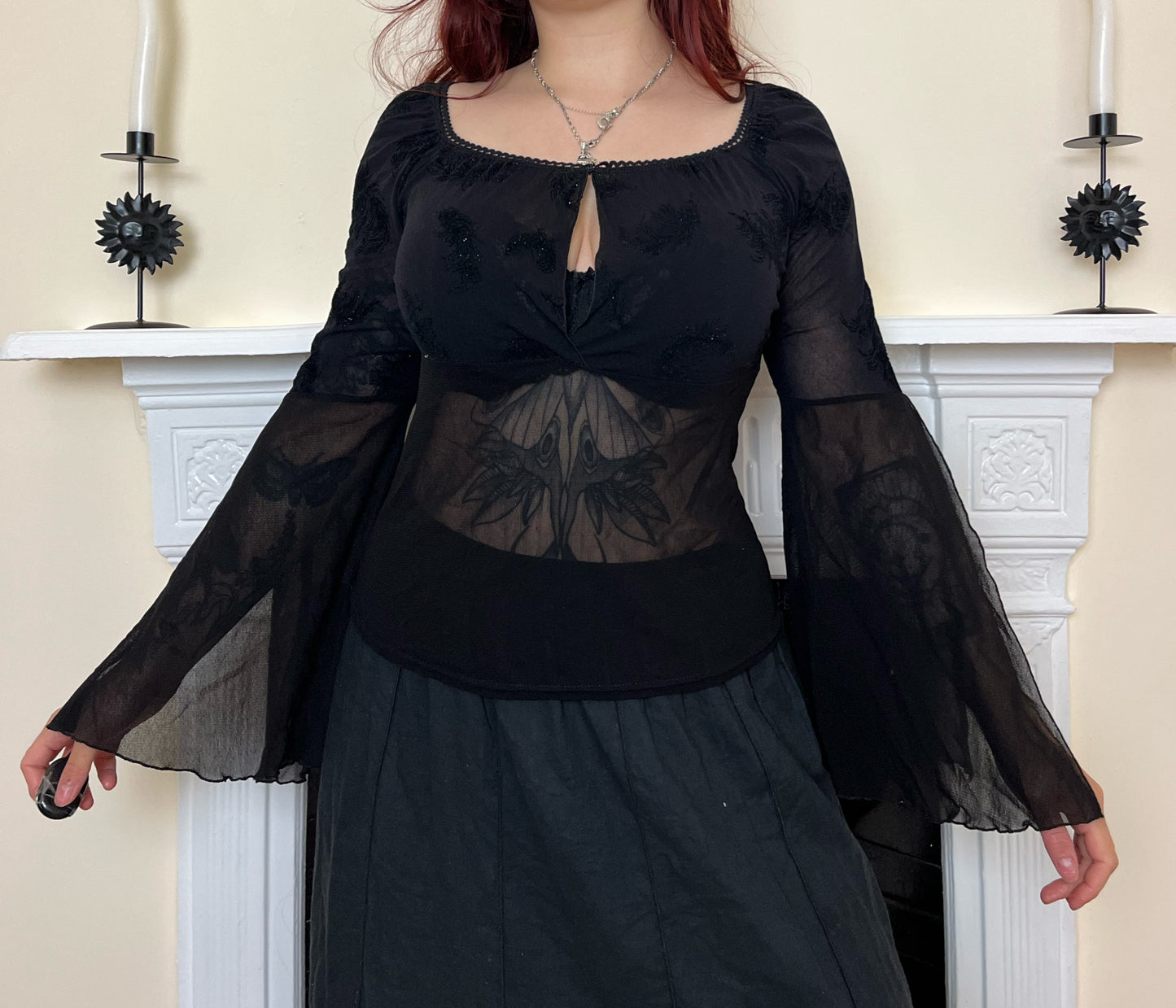 2000s Witchy Top UK 10