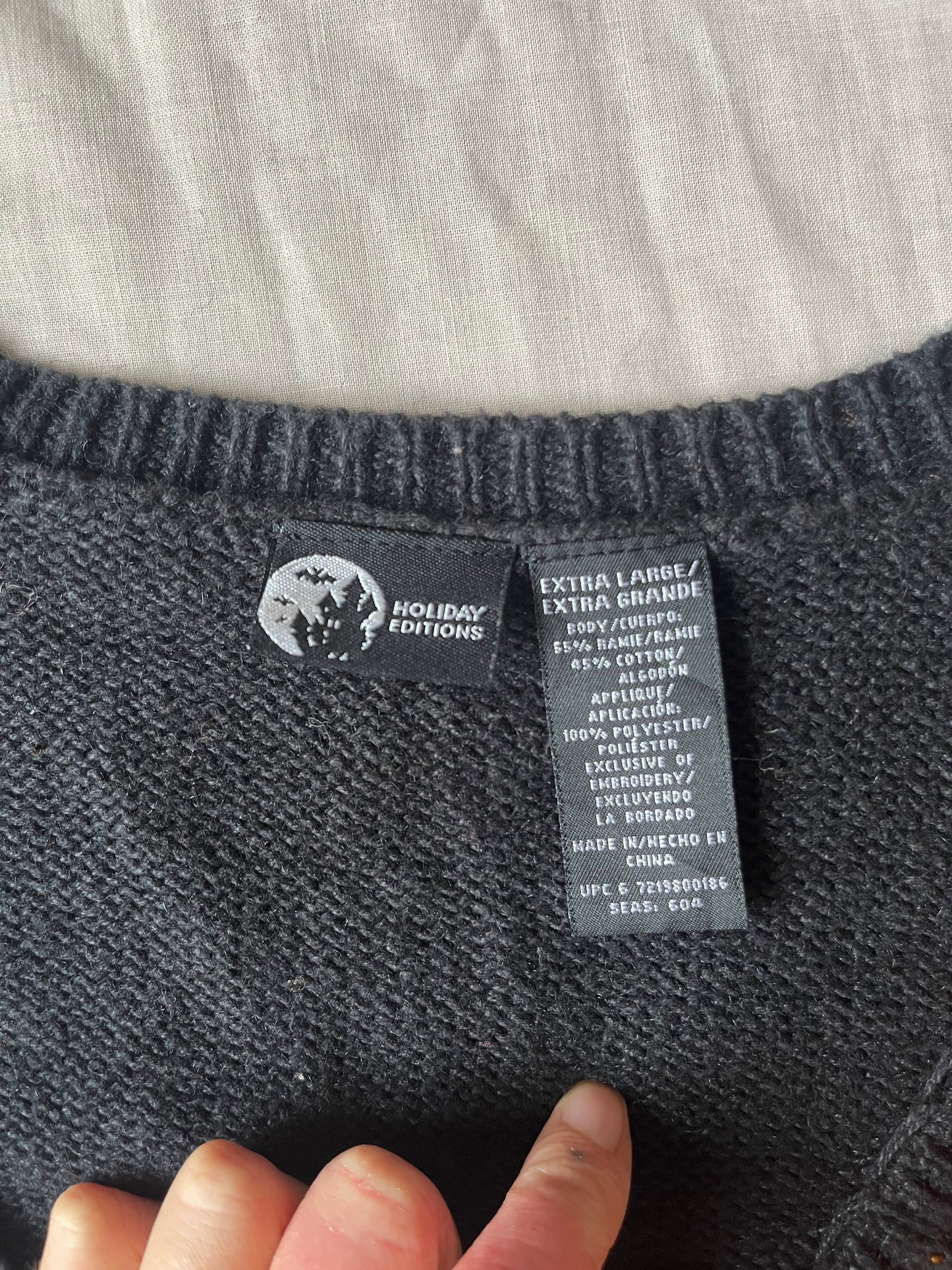 Grimoire 1990s Halloween Sweater Vest XL