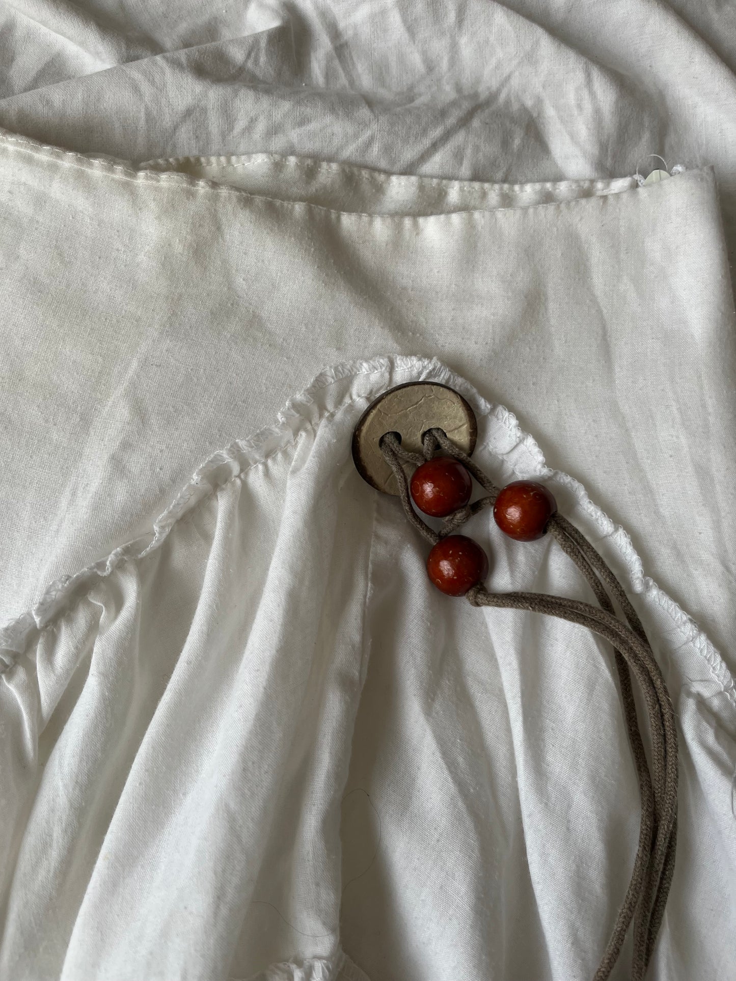 Tiered White Skirt UK 10
