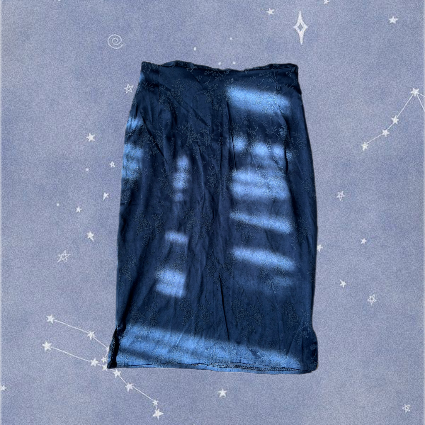 Blue Pencil Skirt UK 8
