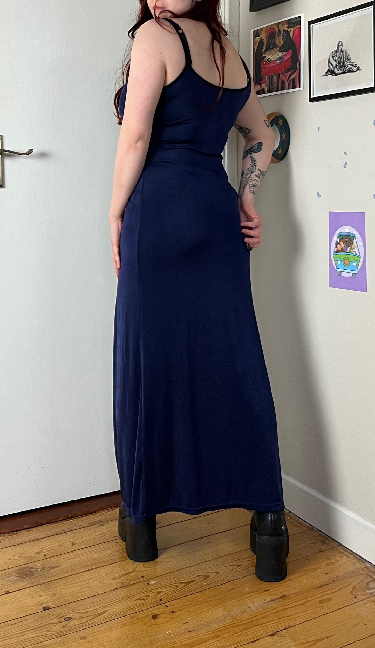Purple Spiderweb Dress UK 10