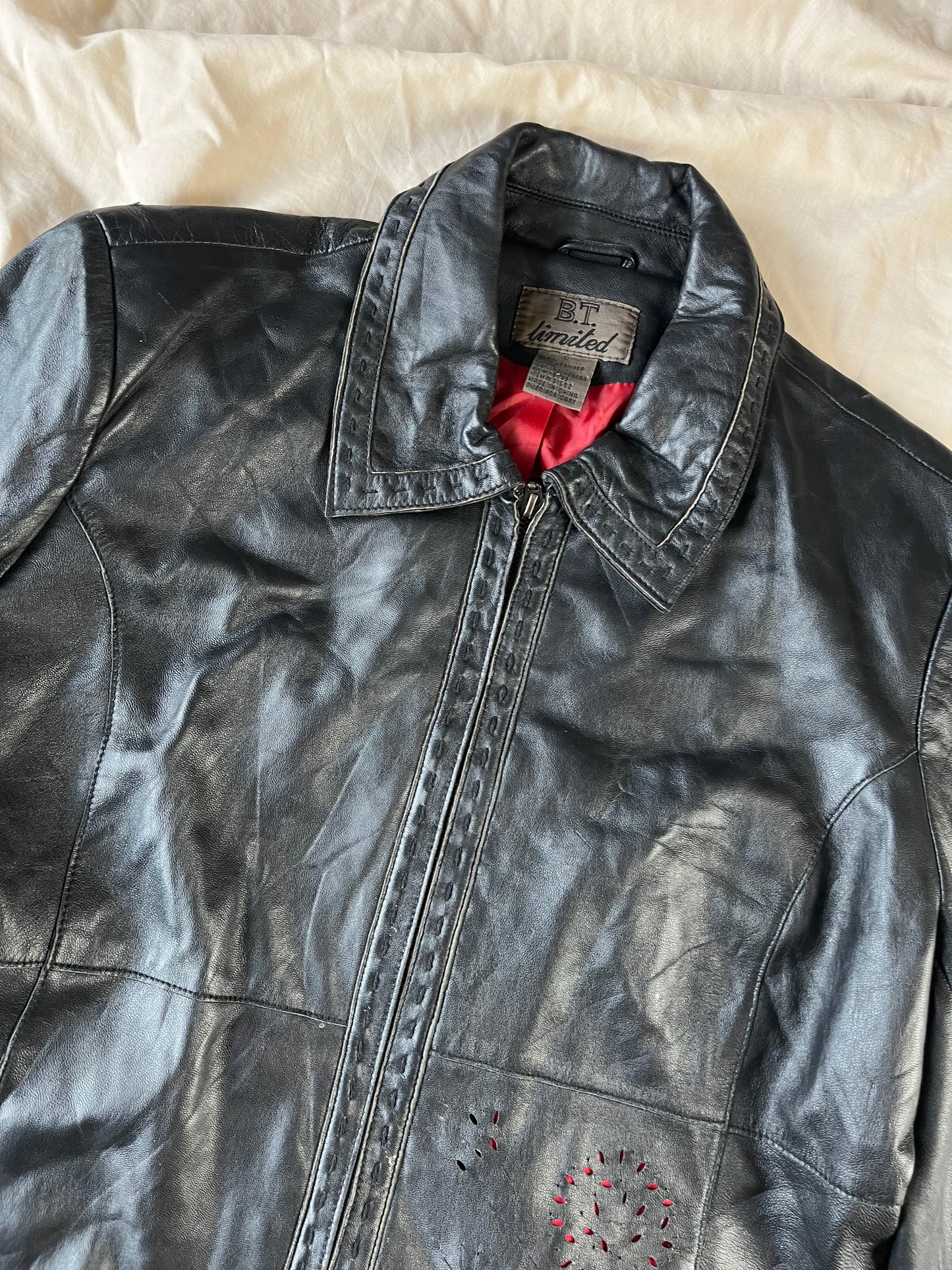Corina Leather Jacket UK 12-14