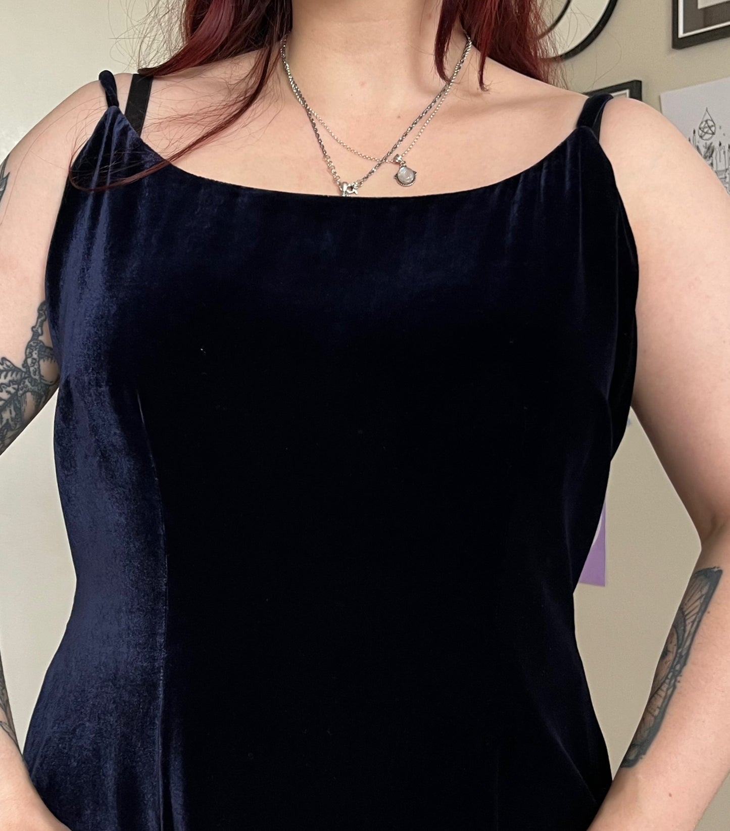 Laura Ashley Velvet Dress UK 16-18