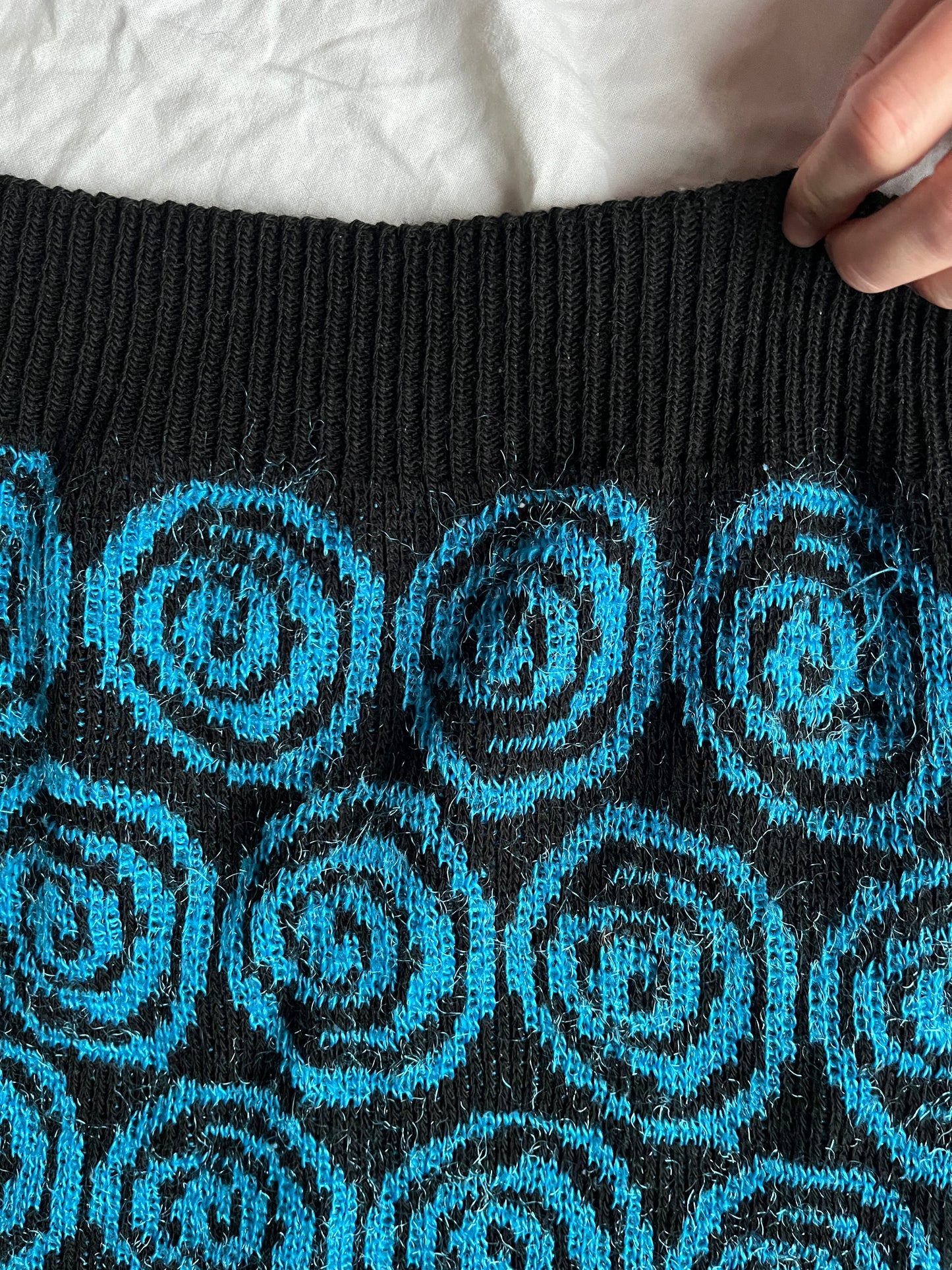Blue Spiral Jumper M/L