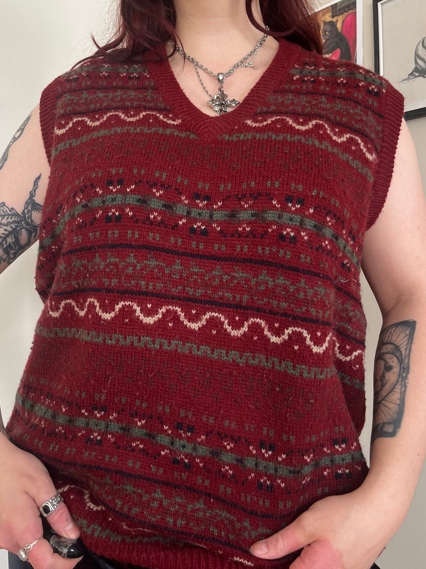 Clover Sweater Vest UK 6-20/XL