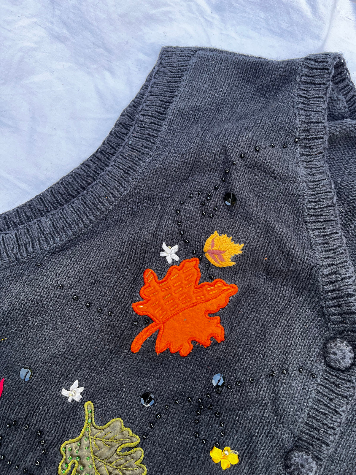 Autumn Leaves Sweater Vest XXL