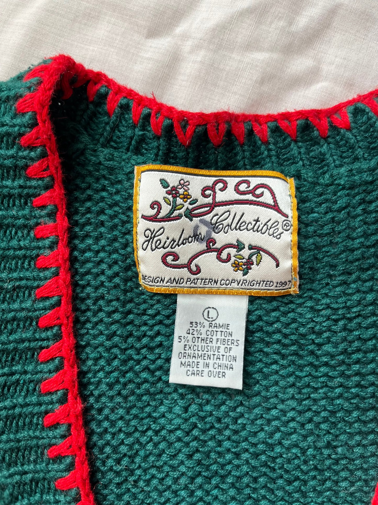 Mistletoe 1990s Sweater Vest UK 4-16/L