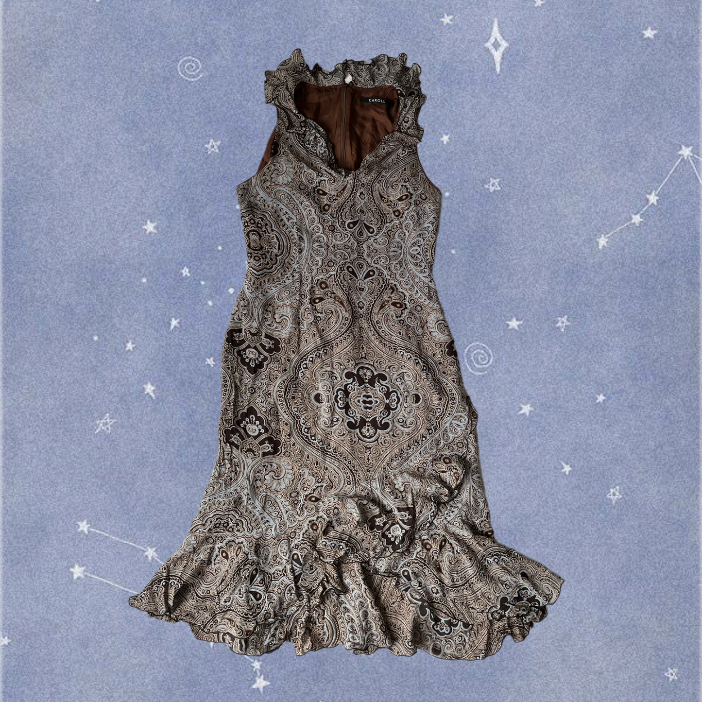 Paisley Mesh Dress UK 10