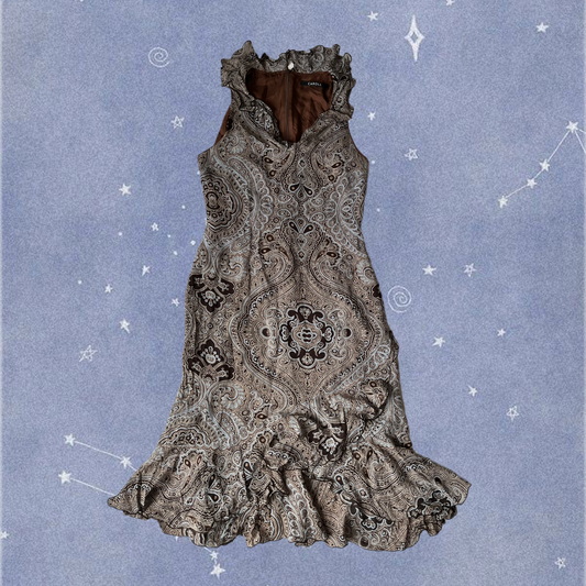 Paisley Mesh Dress UK 10