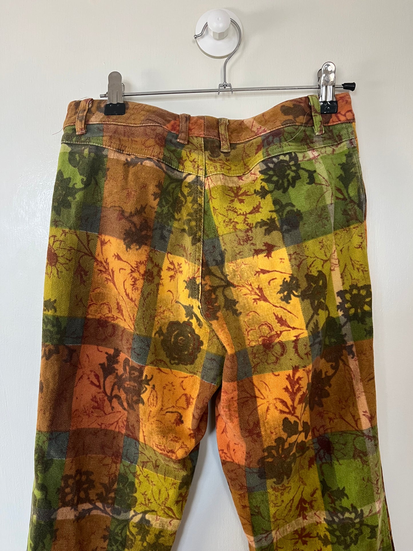 Patchwork Floral Pants UK 6