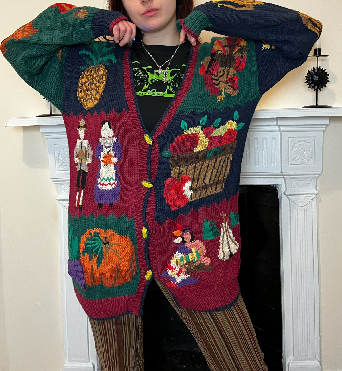 Thanksgiving Cardigan L