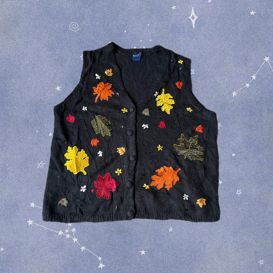 Falling Leaves Sweater Vest UK 6-18