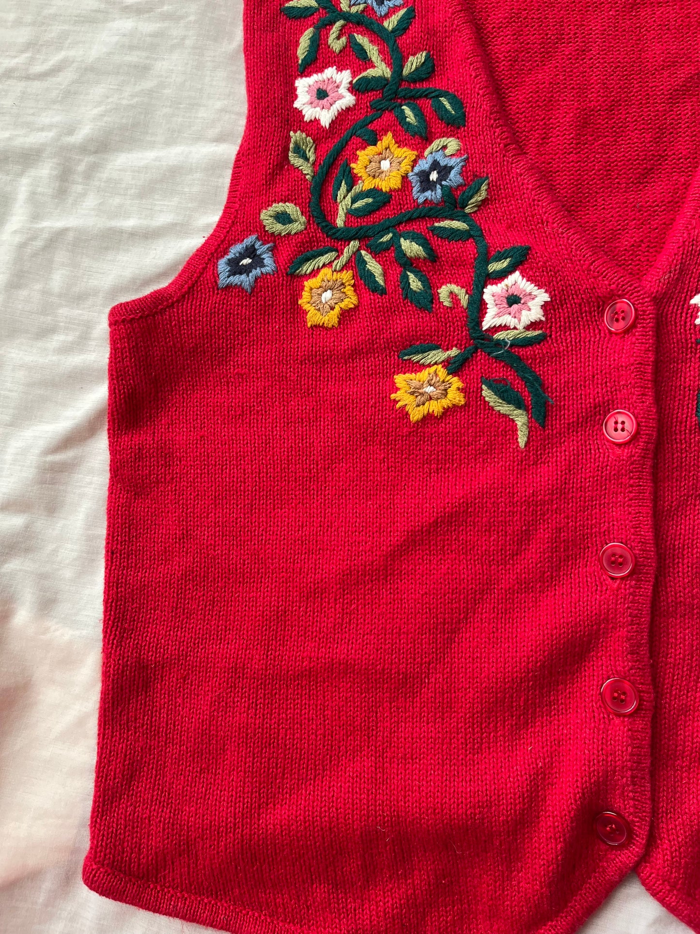 Holly 1990s Sweater Vest UK 4-12/M