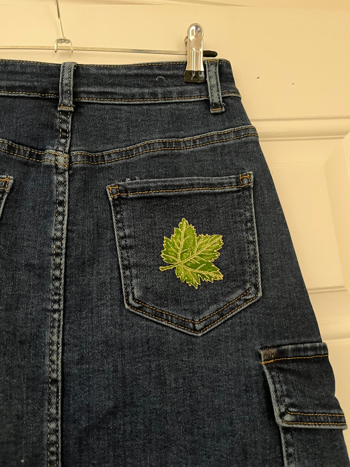 90s Denim Skirt UK 6-10