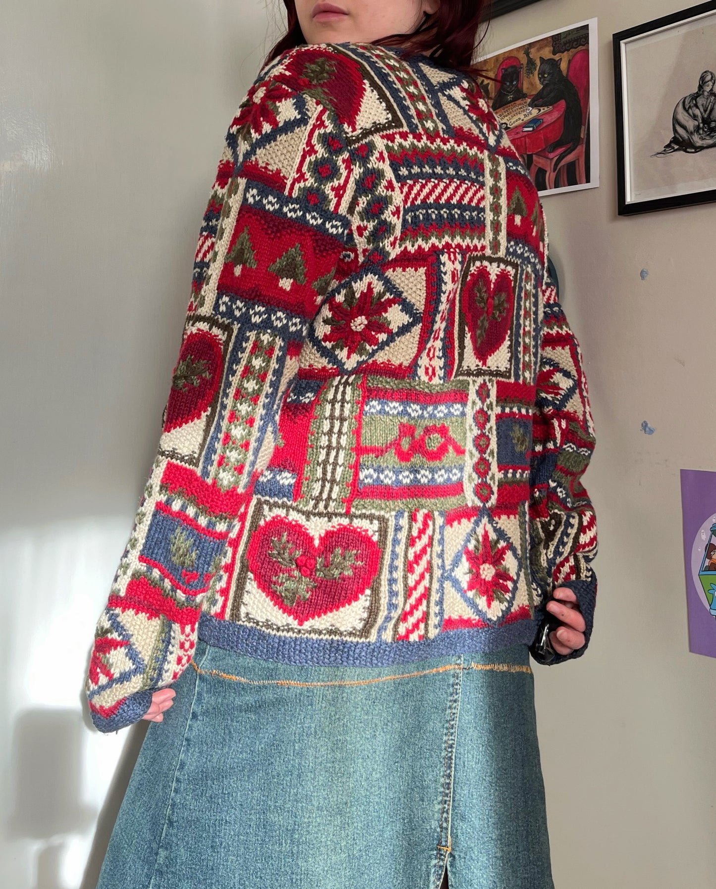 Gingerbread 1990s Cardigan UK 4-16/L
