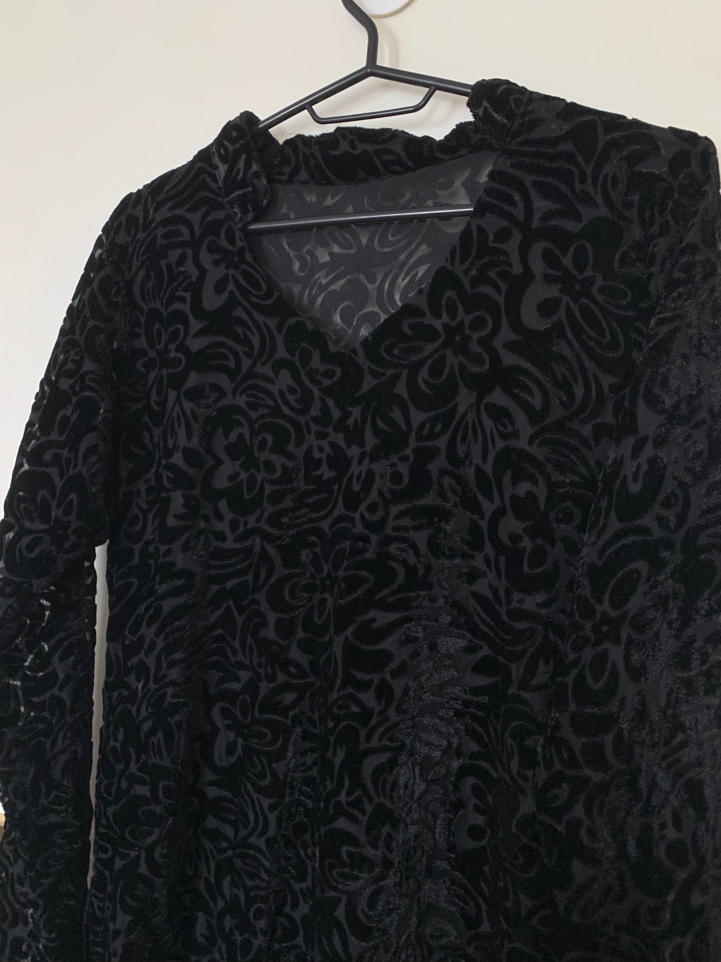 Katherine 90s Velvet Dress UK 12