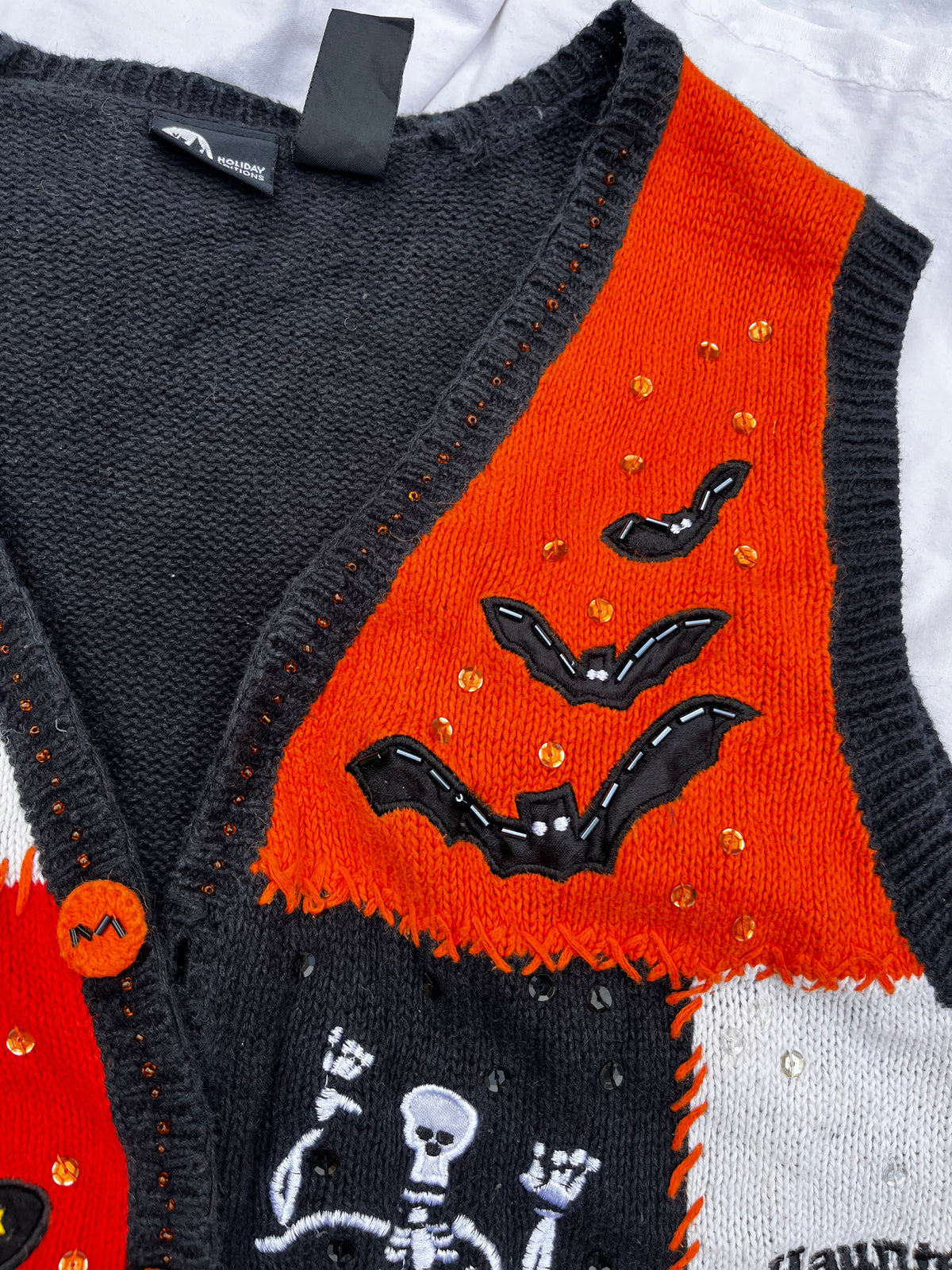 Halloween Sweater Vest M