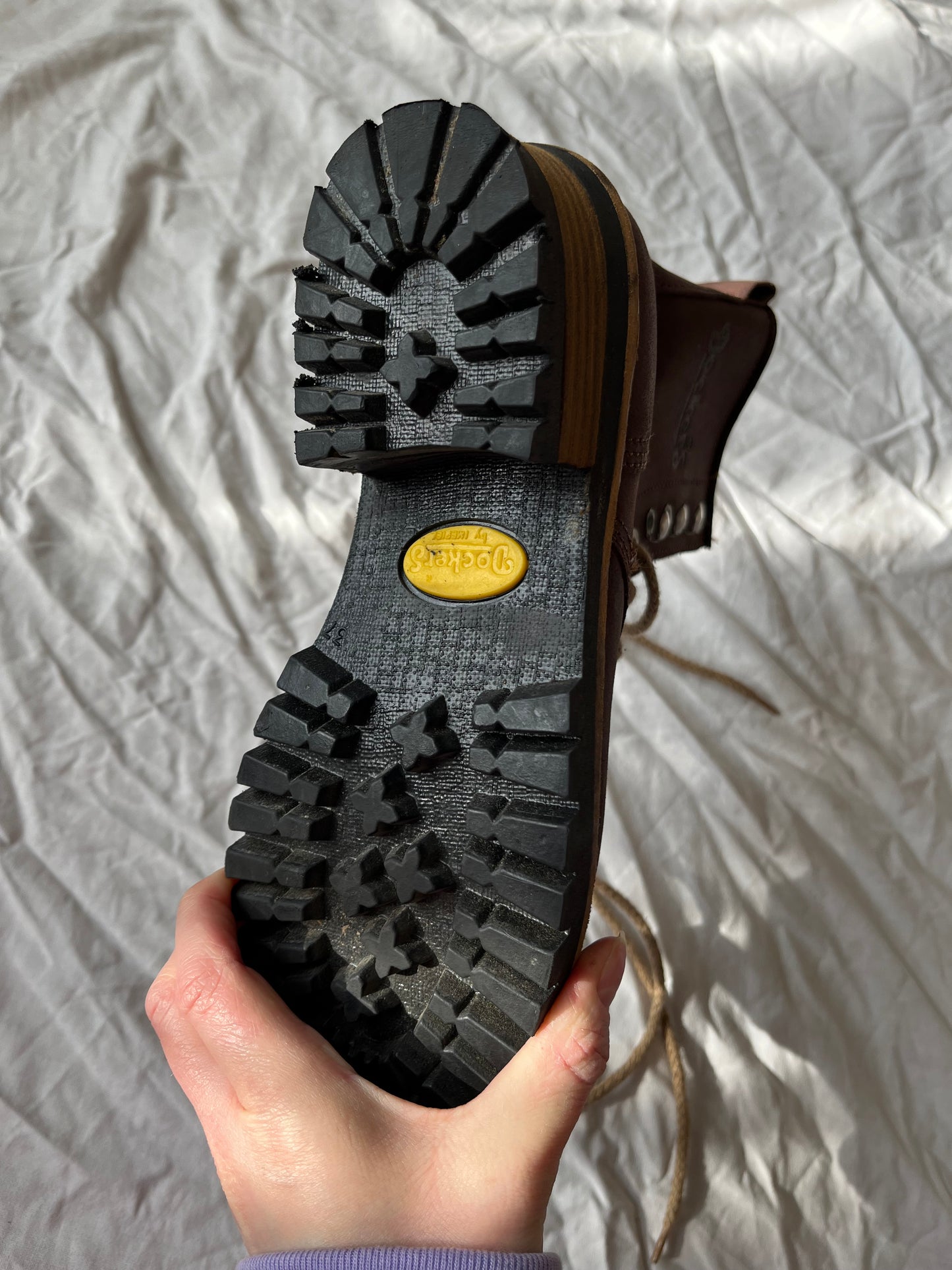 1990s Brown Dockers Boots UK 4/EU 37