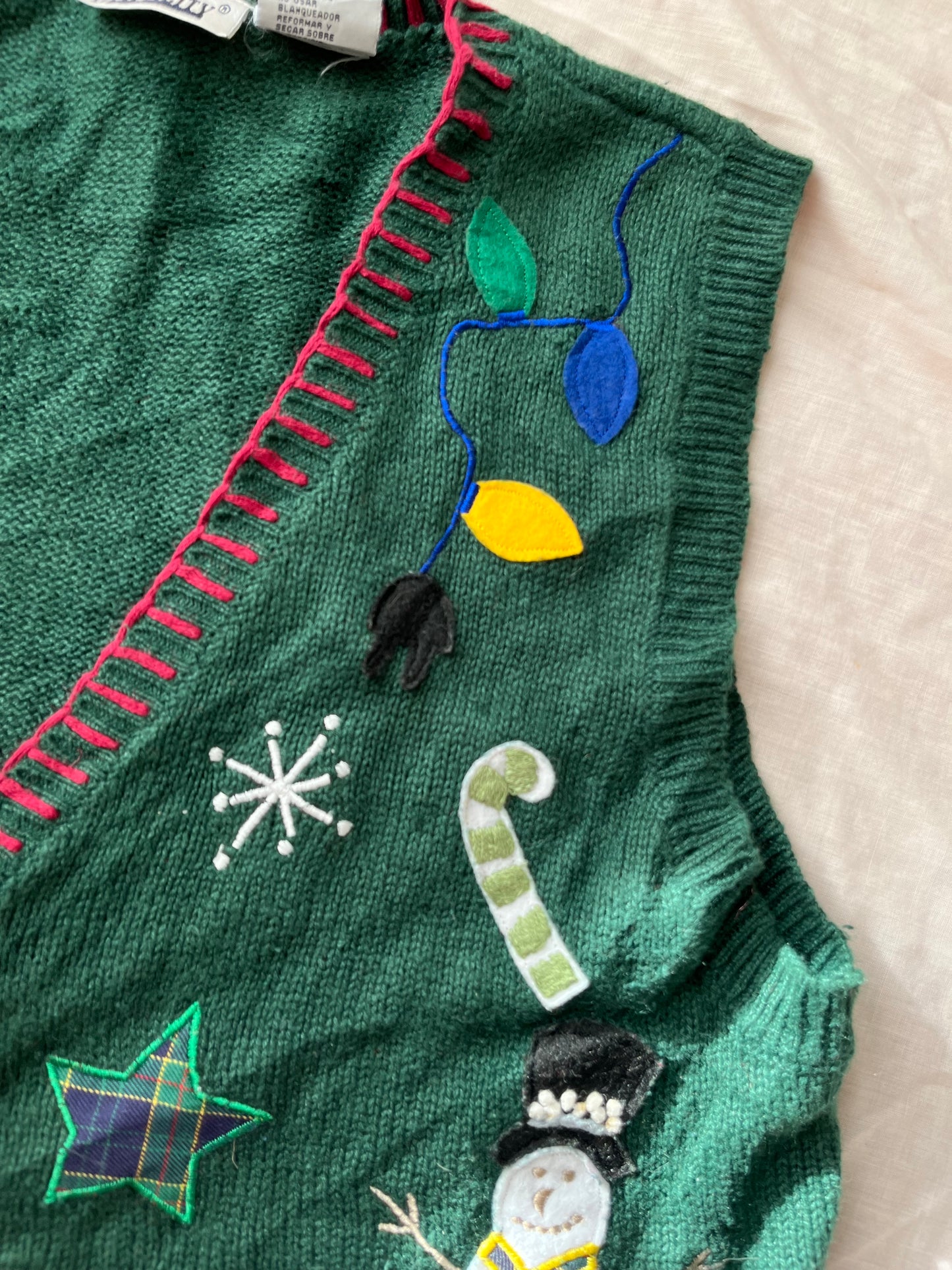 Frosty 1990s Sweater Vest UK 4-14