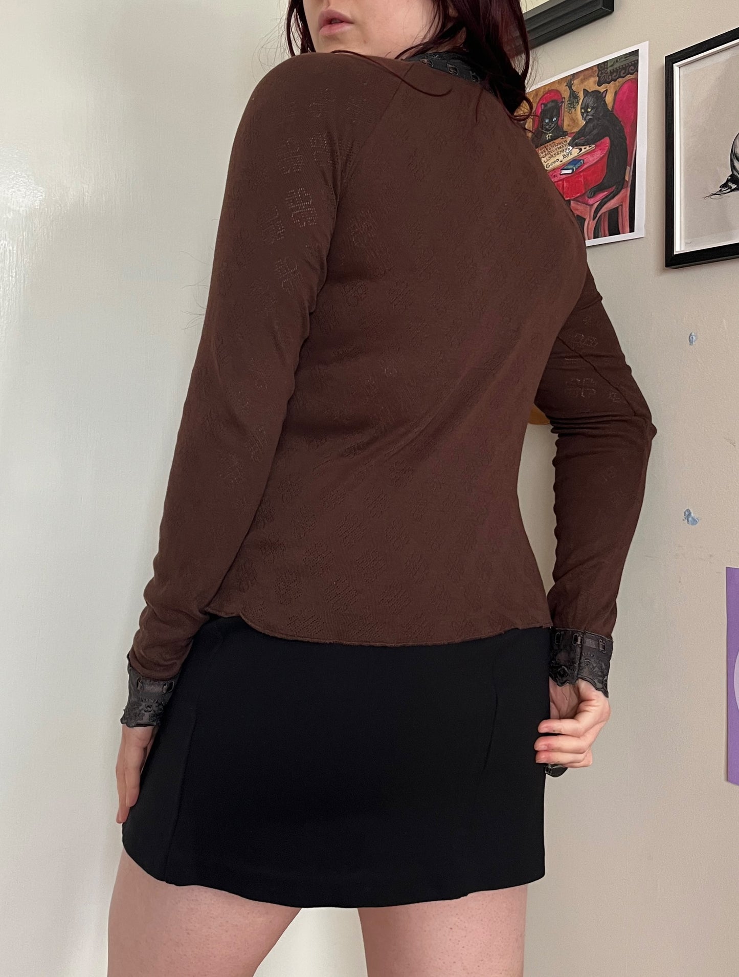 Babydoll Tie-Front Top UK 10