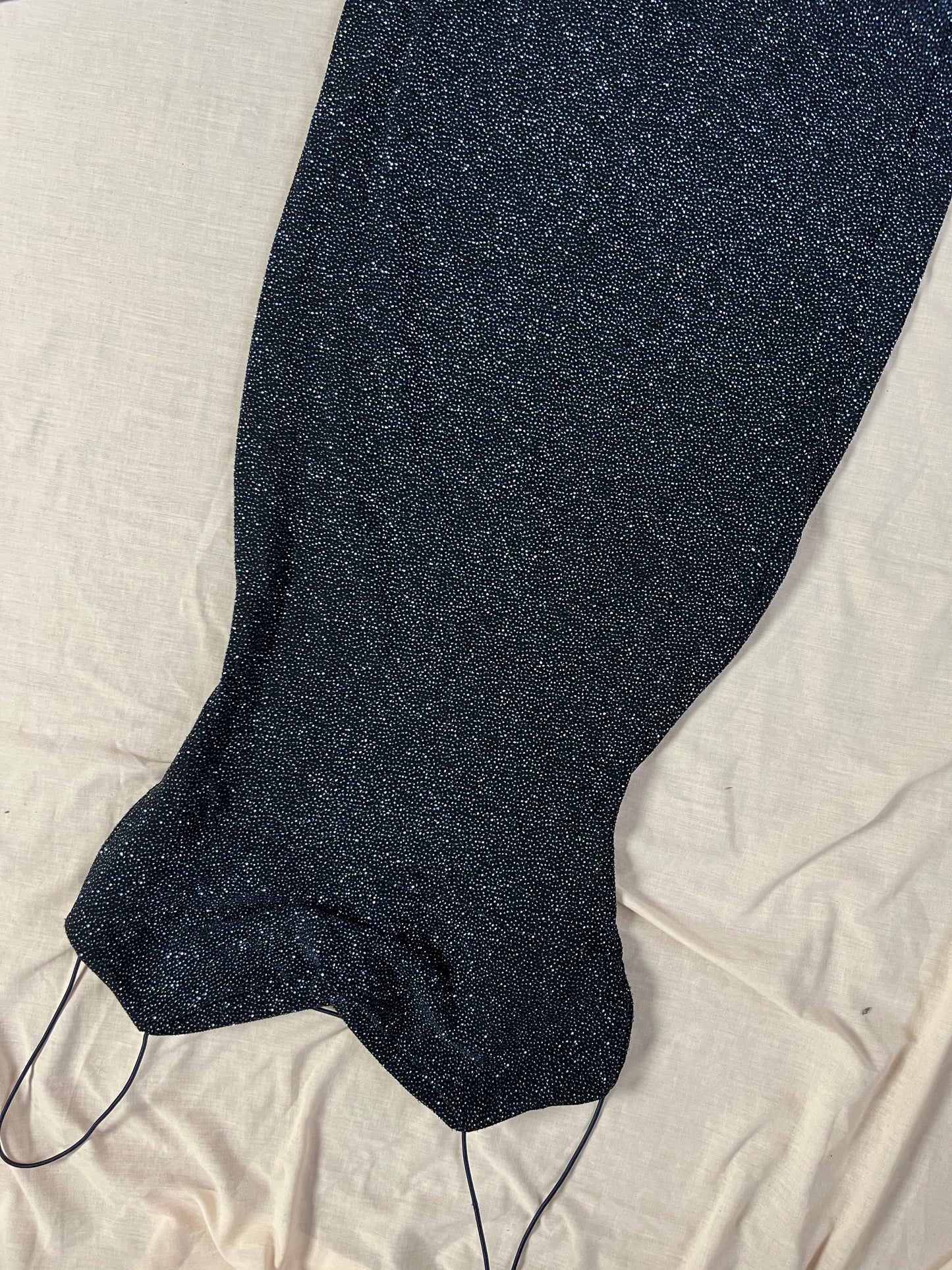 Blue Glitter Evening Dress - UK 8-10