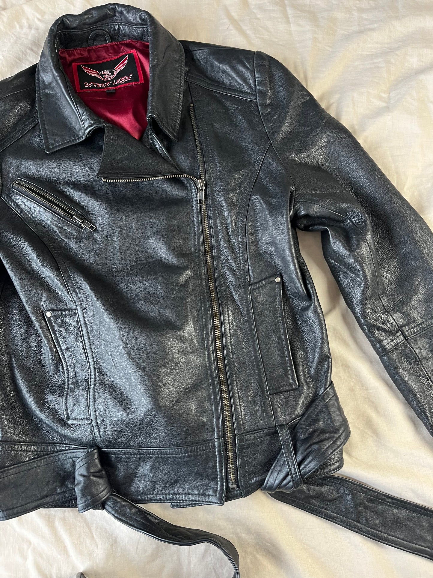Cornelia Leather Jacket UK 12-14