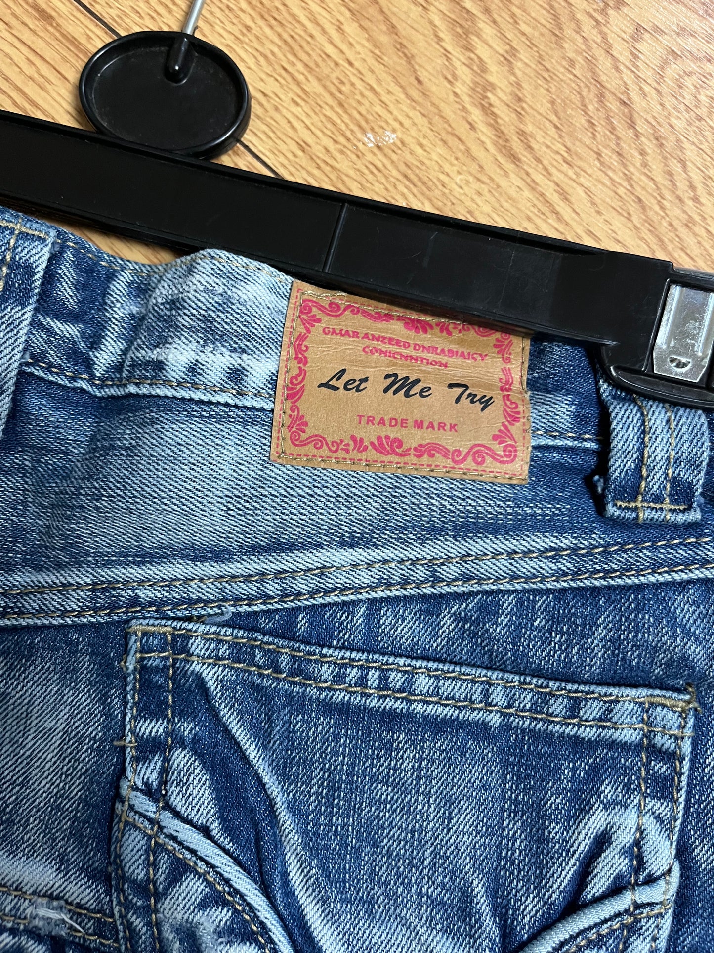 Denim Mini Skirt UK 12