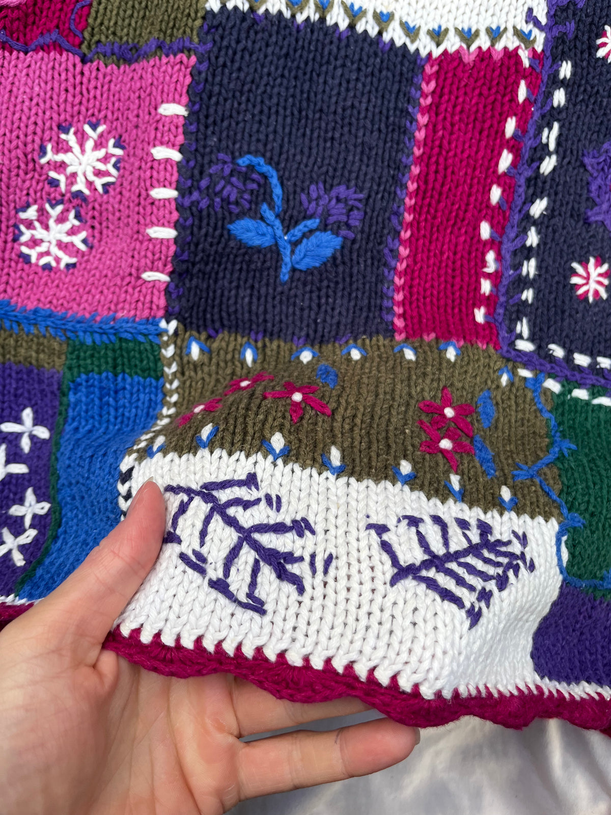 Patchwork Jumper L