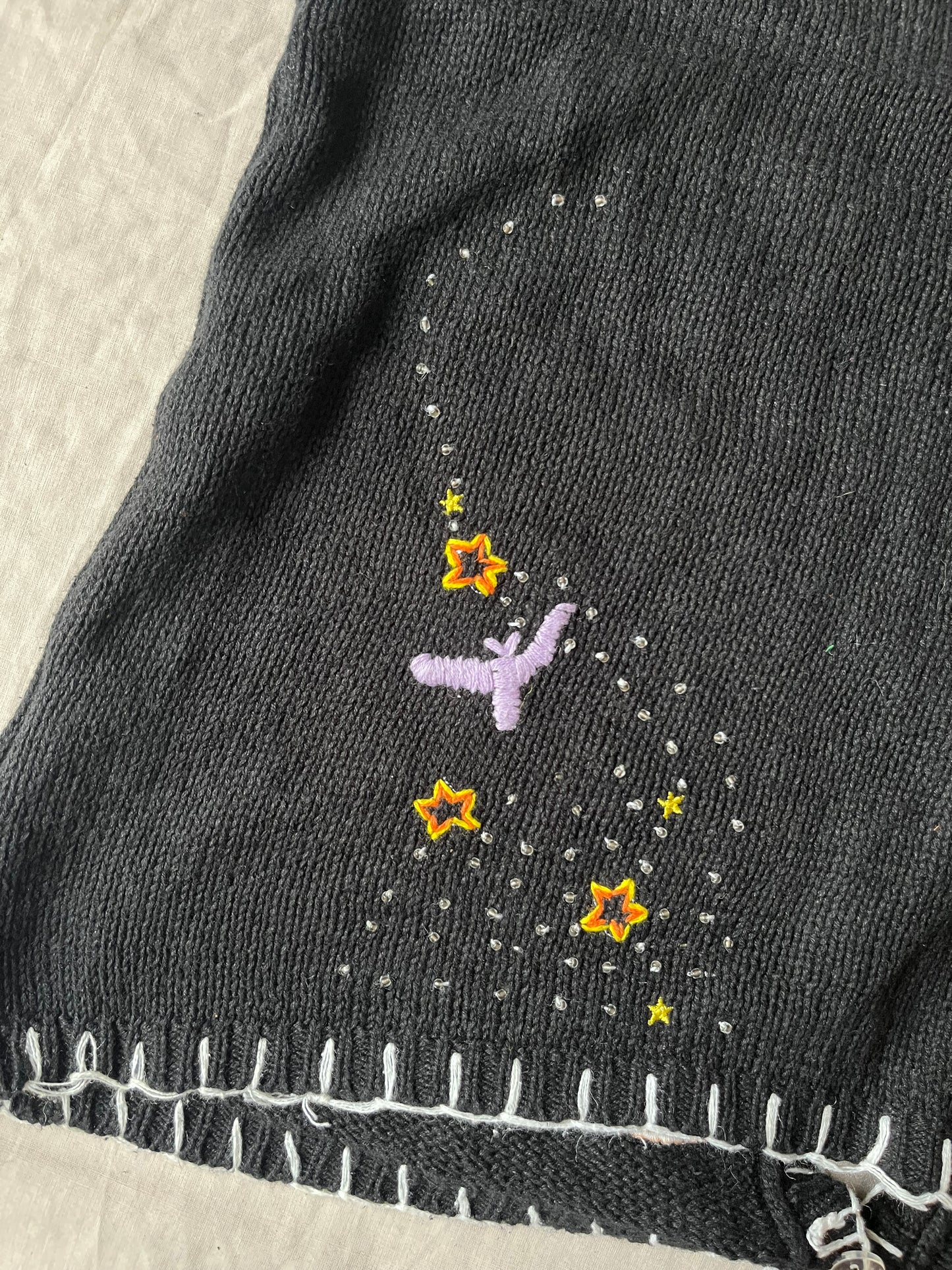 Spellbound 1990s Halloween Sweater Vest L
