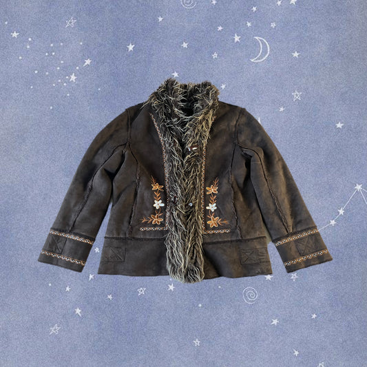 Ella Afghan Coat UK 14-16