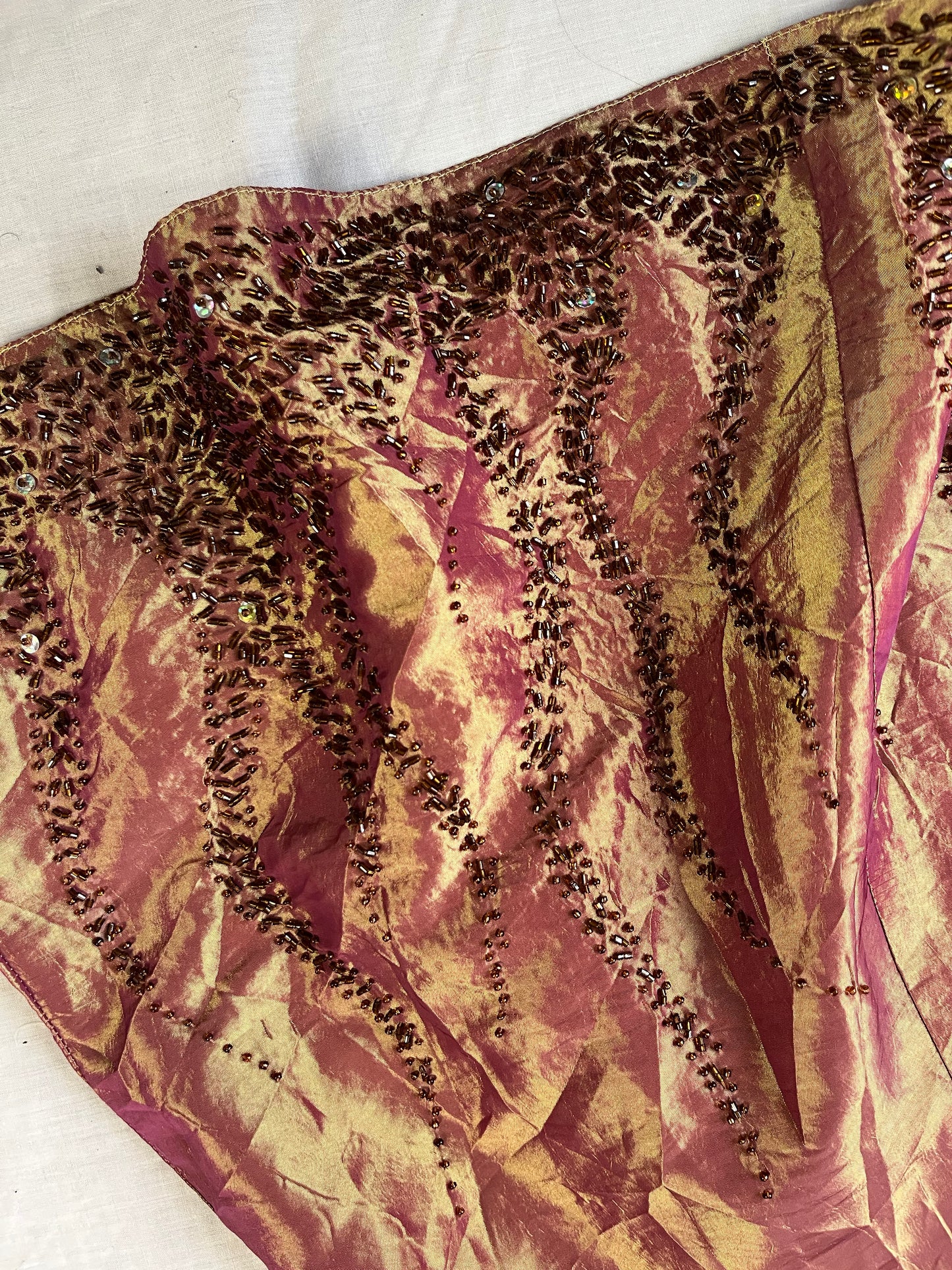 Gold Evening Dress UK 12