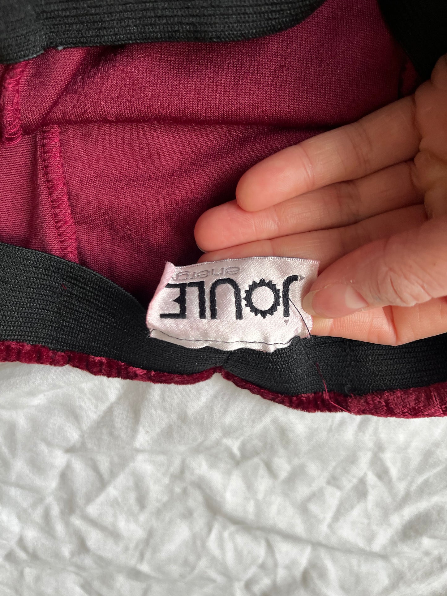 Pink Velvet Skirt UK 6-10