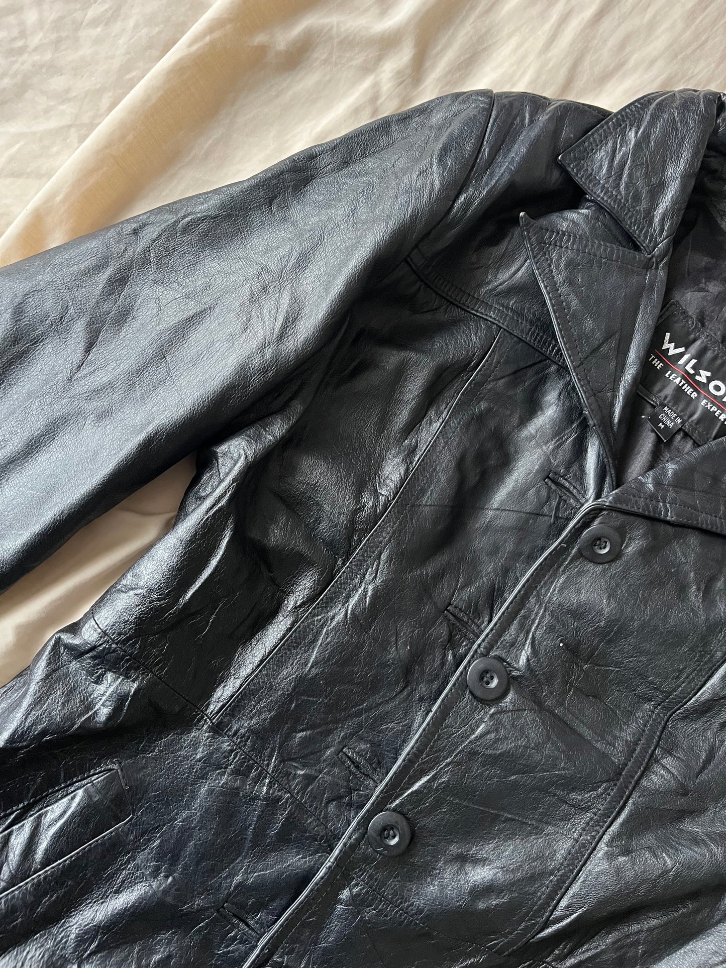 Nia Leather Jacket UK 8-10