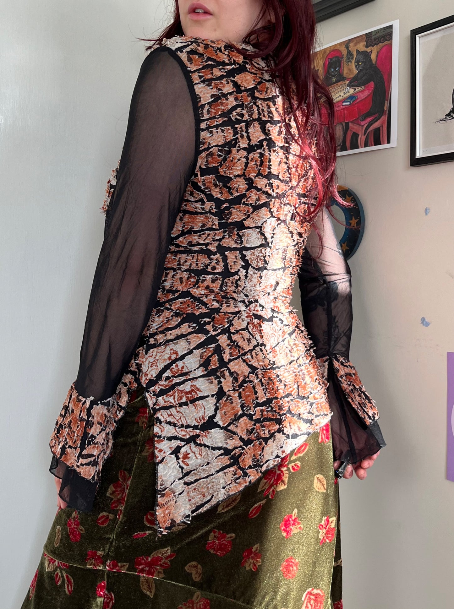 Flared Sleeve Top - UK 12