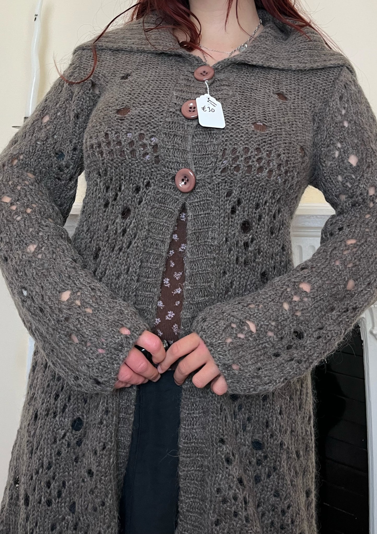 Fairycore Brown Cardigan UK 8-12
