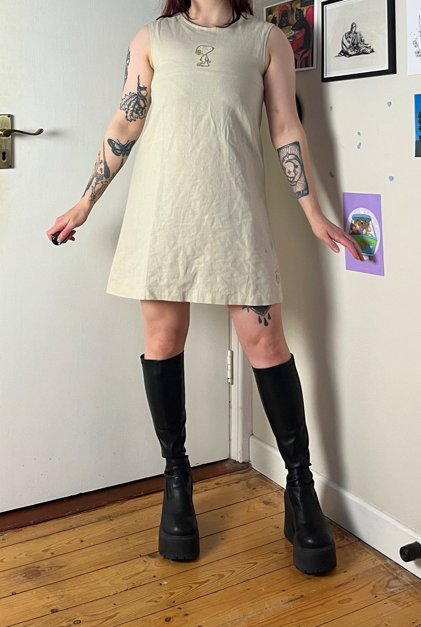 1990s Snoopy Dress UK 12