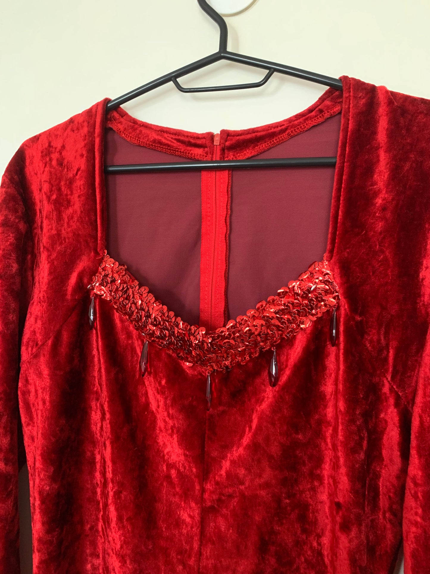 Carmilla 90s Velvet Romper UK 10