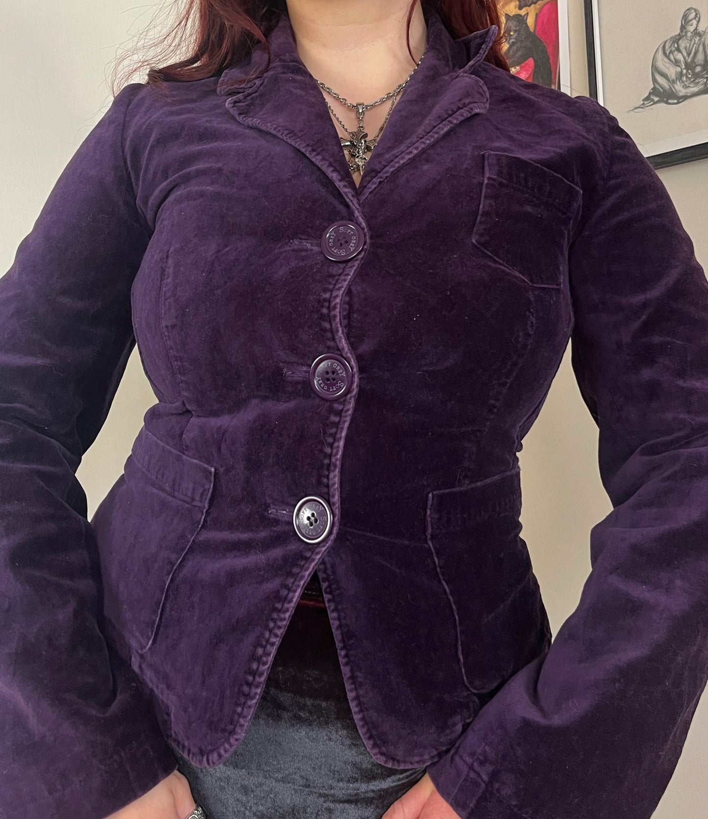 Laurel Velvet Jacket UK 10