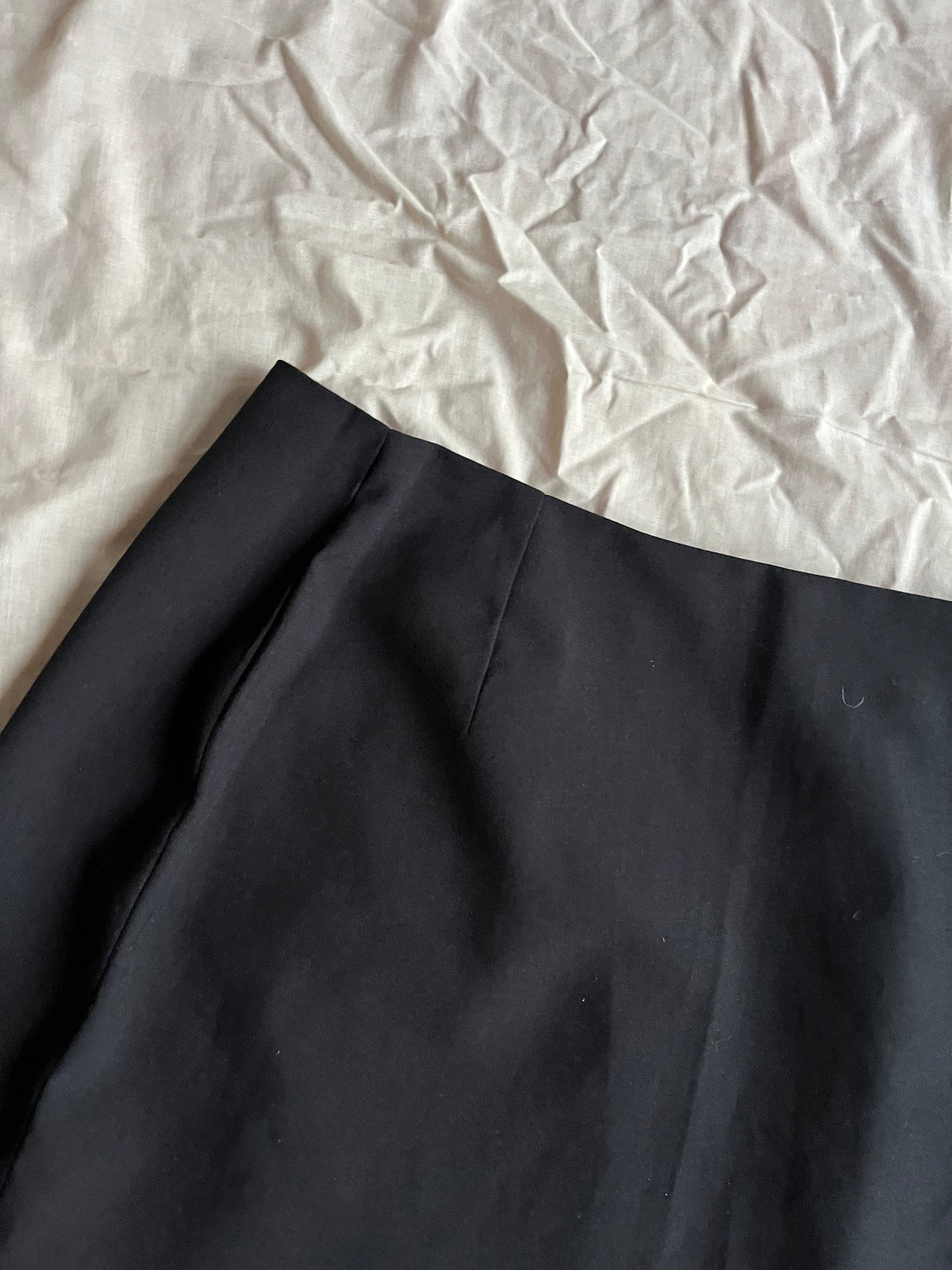 Black Mini Skirt - UK 8