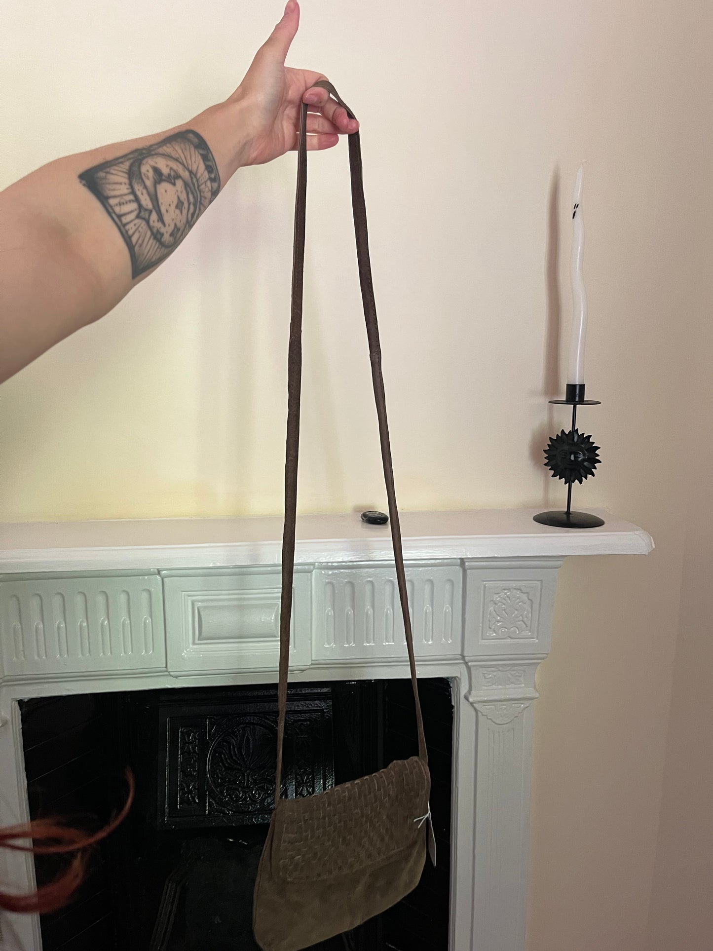 Brown Suede Bag