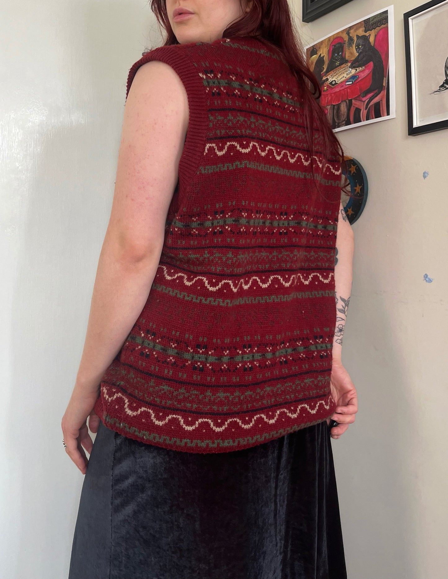 Clover Sweater Vest UK 6-20/XL