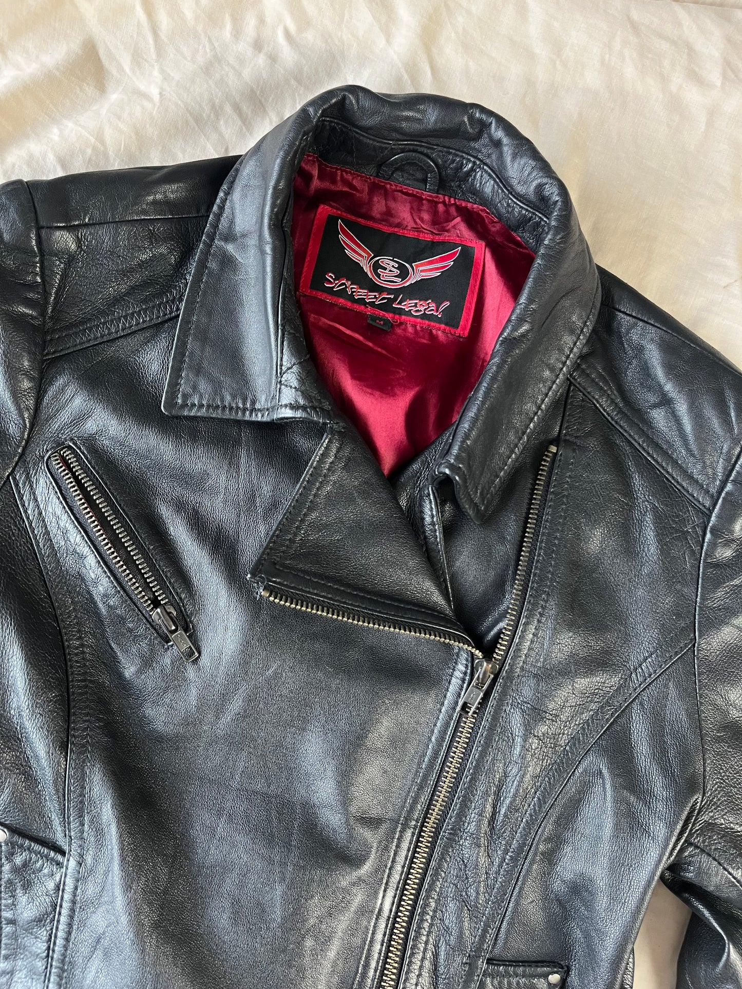 Cornelia Leather Jacket UK 12-14