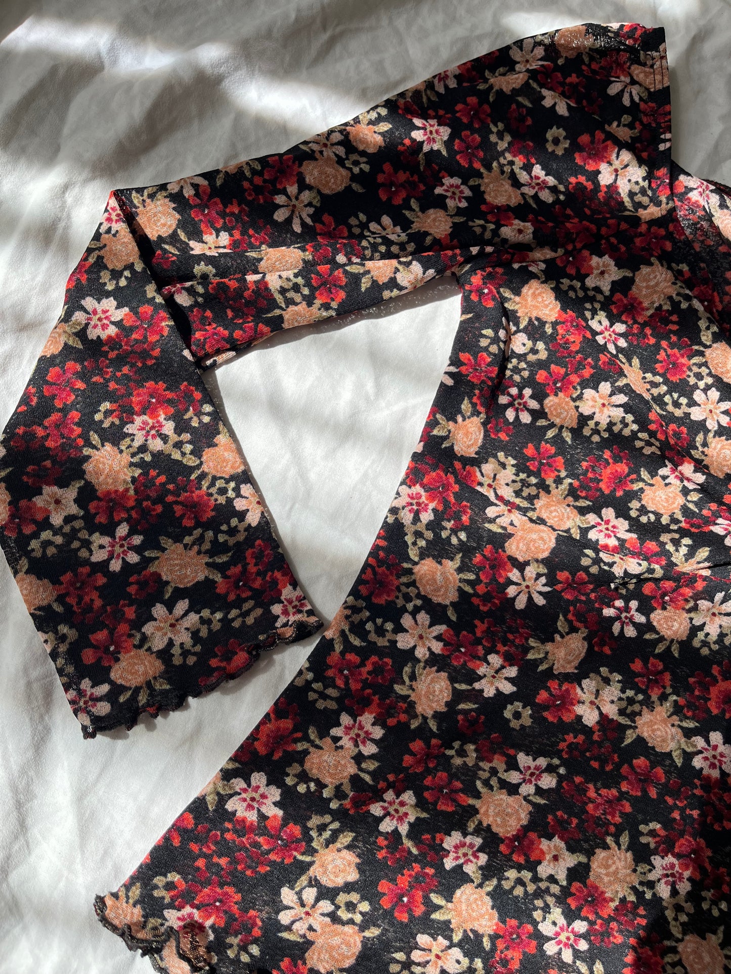Floral Pattern Top UK 8-10