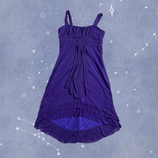 Purple Mesh Dress - UK 8-10