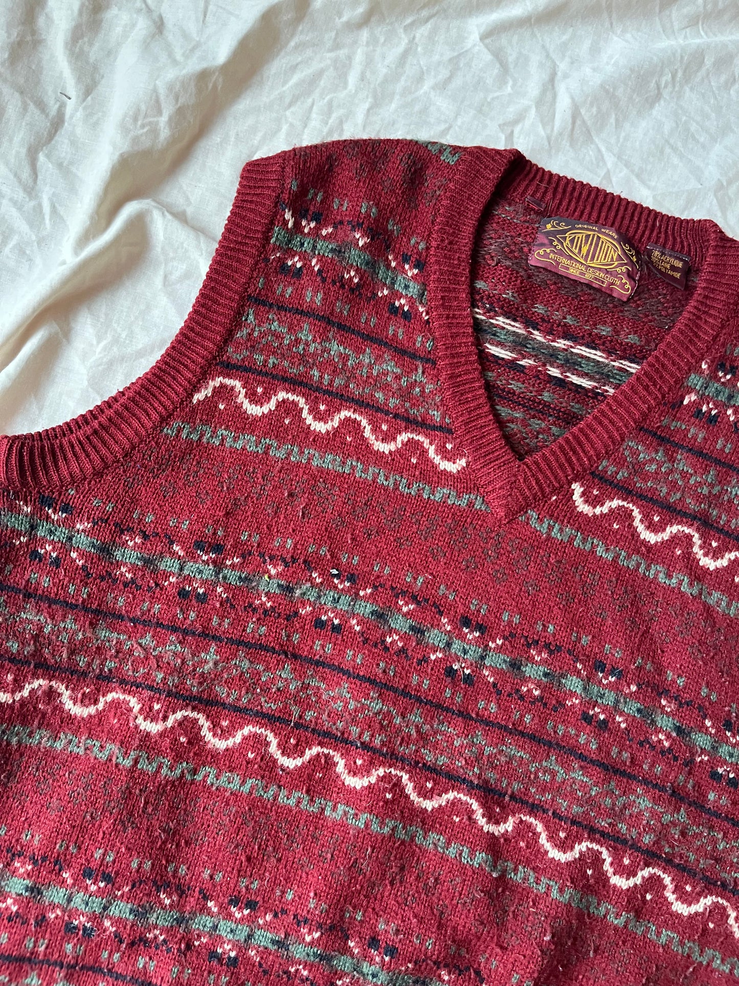 Clover Sweater Vest UK 6-20/XL